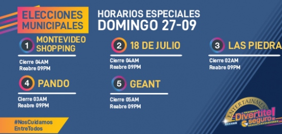 Horarios especiales 27-09